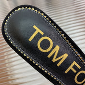 HIGH PUMP MULE 7 CM IN BLACK SUEDE