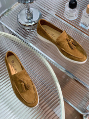 LP SUMMER WALK TASSELS LOAFERS SEPIA SUEDE