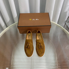 LP SUMMER WALK TASSELS LOAFERS SEPIA SUEDE