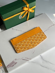 INSERT LOUISE 21 IN YELLOW GOYARDINE CANVAS