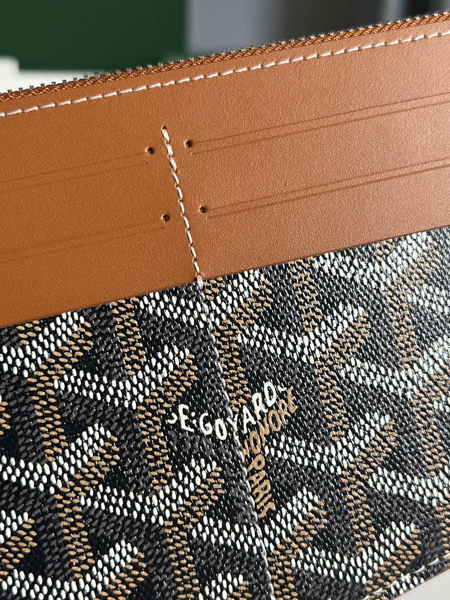 INSERT LOUISE 21 IN BROWN GOYARDINE CANVAS