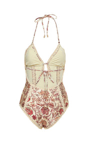 ZIMMERMANN BIKINI WITH PLUNGING NECKLINE 270503