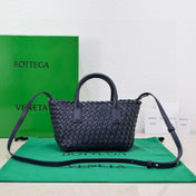 Mini Cabat 20cm Blue Lambskin Ghw