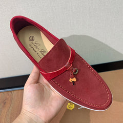 LP CHARMS WALK BABOUCHE LOAFERS GARNET SUEDE