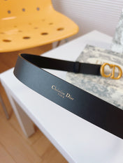 DIOR 25S BELT 30 MM IN BLACK CALFSKIN 613182