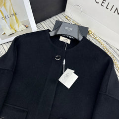 HERMES 25S REVERSIBLE CASHMERE COAT 174