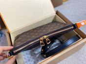 BOULOGNE 29 IN BROWN MONOGRAM CANVAS GOLD HARDWARE