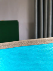 SAINT LOUIS PM 34 IN GREY MIX BLUE GOYARDINE CANVAS AND CALFSKIN