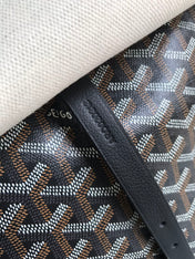 CITADIN MESSENGER BAG 39 IN BLACK GOYARDINE CANVAS