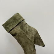 SL NIKI BOOTIES OLIVE SUEDE