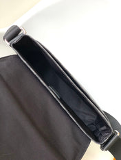 LV 25S SMALL DISTRICT CROSSBODY BAG 25 IN BLACK DAMIER GRAPHITE CANVAS AND CALFSKIN