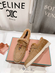 LP SUMMER CHARMS WALK LOAFERS TAWNY FLEECE