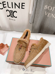 LP SUMMER CHARMS WALK LOAFERS TAWNY FLEECE