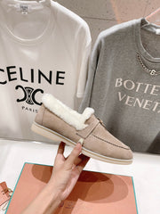 LP SUMMER CHARMS WALK LOAFERS PEANUT FLEECE