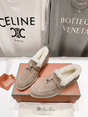 LP SUMMER CHARMS WALK LOAFERS PEANUT FLEECE