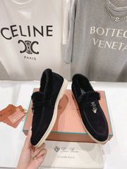 LP SUMMER CHARMS WALK LOAFERS BLACK FLEECE