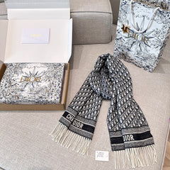 DIOR SCARF 200 CM IN CASHMERE 667139