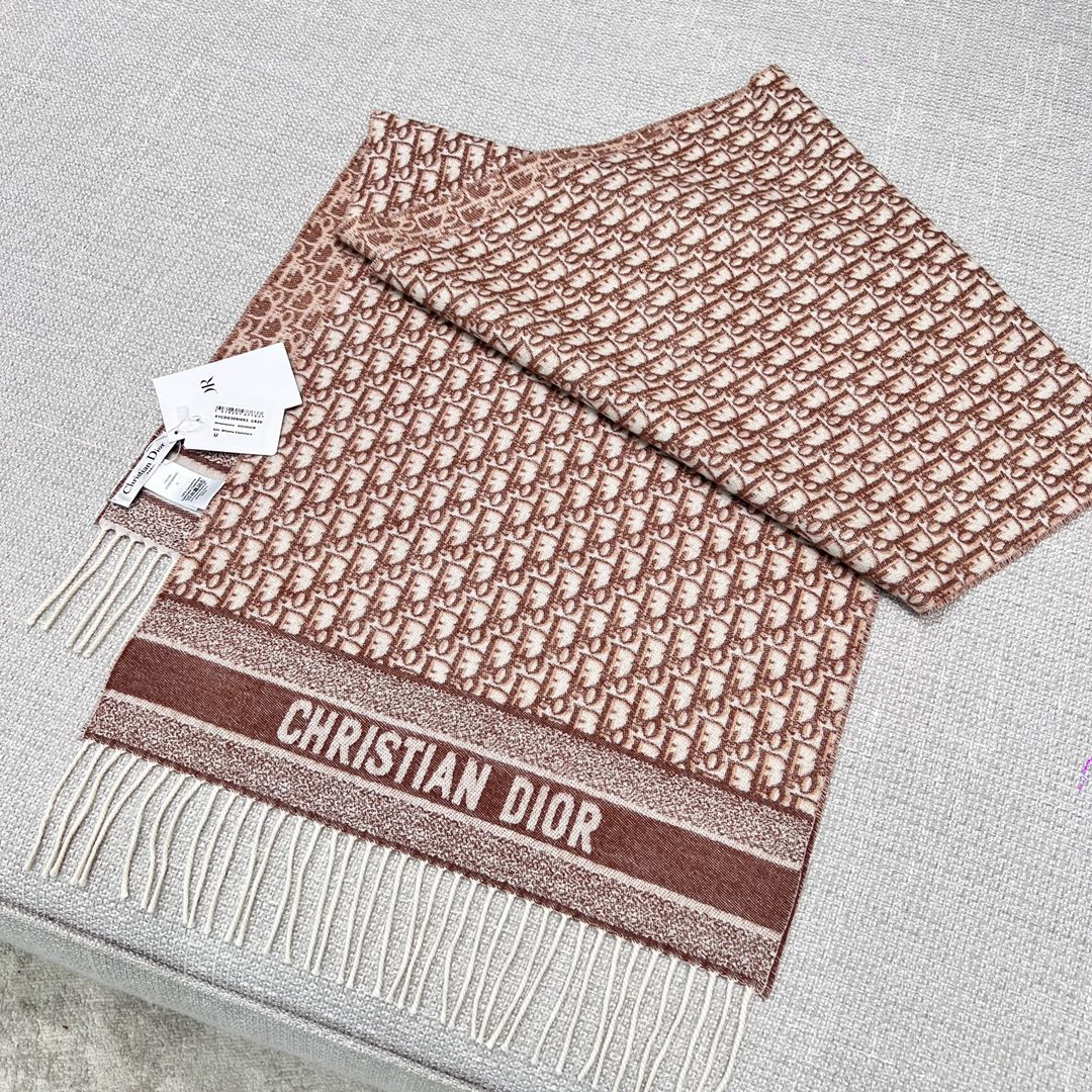 DIOR SCARF 200 CM IN CASHMERE 667142