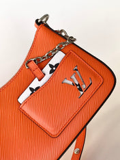 MARELLINI 19 ORANGE EPI GRAINED LEATHER