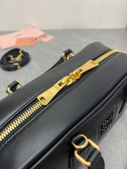 ARCADIE BAG 27 IN BLACK SHINY CALFSKIN