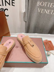 LP CHARMS WALK BABOUCHE LOAFERS CANTALOUPE SUEDE
