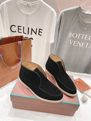 LP HIGH TOP OPEN WALK LOAFERS BLACK SUEDE