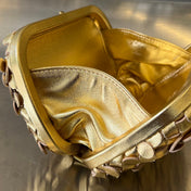 GOLDEN KNOT 19 IN GOLDEN LAMBSKIN