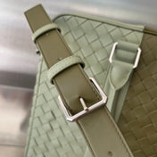 LARGE INTRECCIATO 40 BRIEFCASE IN MUD MIX TRAVERTINE CALFSKIN