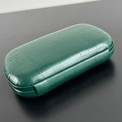 KNOT 19 IN EDEN GREEN CROCODILE PATTERN CALFSKIN