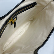 HOBO 40 TOTE IN PATCHWORK BLACK CALFSKIN