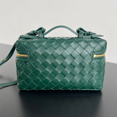 BANG BANG 22 VANITY CASE IN DARK GREEN CALFSKIN