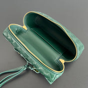 BANG BANG 22 VANITY CASE IN DARK GREEN CALFSKIN