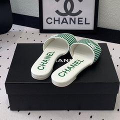 MULES green LAMBSKIN