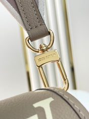 DIANE 23 IN TOURTERELLE WHITE MONOGRAM EMPREINTE LEATHER