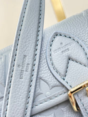 NANO DIANE 19 IN BEAU BLUE MONOGRAM EMPREINTE LEATHER