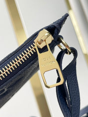 NEVERFULL MM 31 IN DARK NAVY MONOGRAM EMPREINTE LEATHER