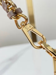 DAUPHINE MINI 20 IN MEDIUM BROWN EPI GRAINED CALFSKIN GOLD HARDWARE