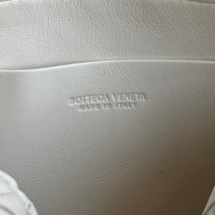 CONCERT POUCH 18 IN WHITE LAMBSKIN