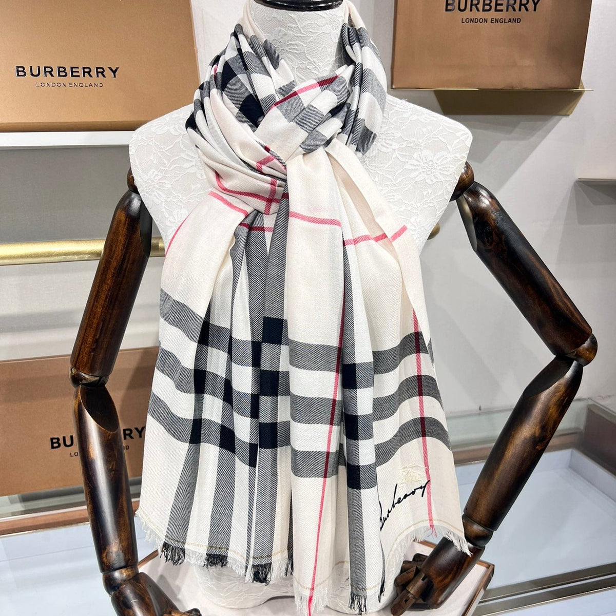 BBR SCARF 200 CM IN CASHMERE 490988