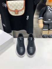 NAMA SNEAKER 5 CM IN BLACK CALFSKIN