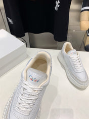 NAMA SNEAKER 5 CM IN WHITE CALFSKIN