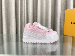 LV TRAINER PANG DING IN BABY PINK CALFSKIN