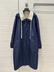 MIUMIU LONG HOODED JACKET 276222