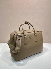 BRIEFCASE 40 IN DRIED MOSS GRAINED CALFSKIN
