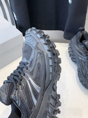 CHUNKY SNEAKERS IN BLACK POLYURETHANE, POLYESTER AND NYLON