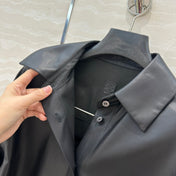 Loewe Shirt Jacket Black Lambskin