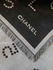 CHANEL 25S SCARF 140 IN WOOL SILK 700811