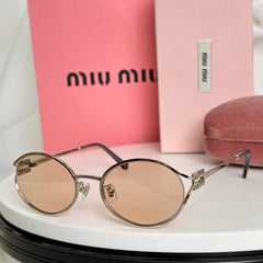 LOGO SUNGLASSES SMU52Y IN METAL