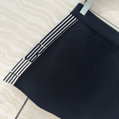 DIOR BLACK SPORTY MINI SKIRT