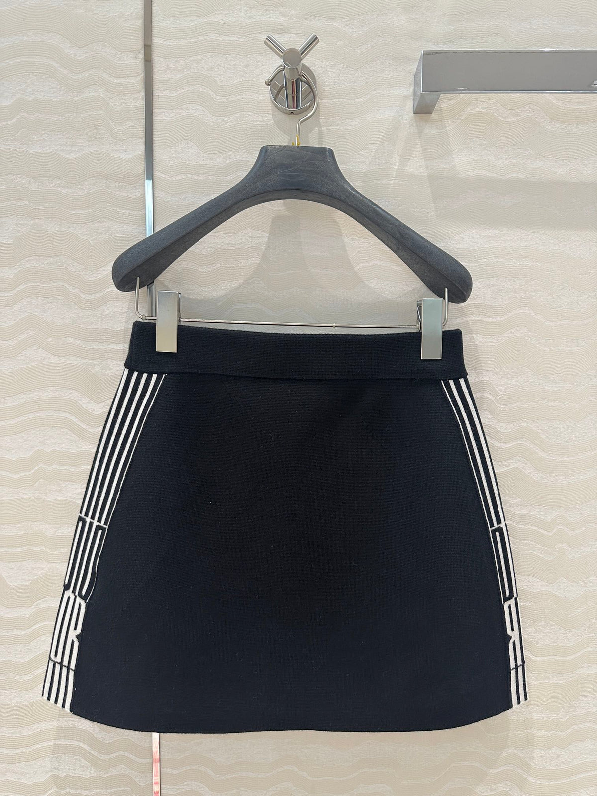 DIOR BLACK SPORTY MINI SKIRT